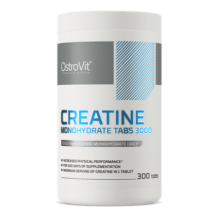 OstroVit Kreatín Monohydrát 3000 mg 300 tabliet
