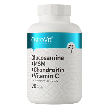 OstroVit Glukosamín + MSM + Chondroitín + Vitamín C 90 tabliet