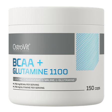 OstroVit BCAA + Glutamín 1100 mg 150 kapsúl