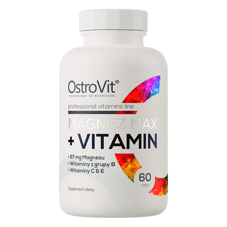 OstroVit Magnesium MAX + Vitamín 60 tabliet