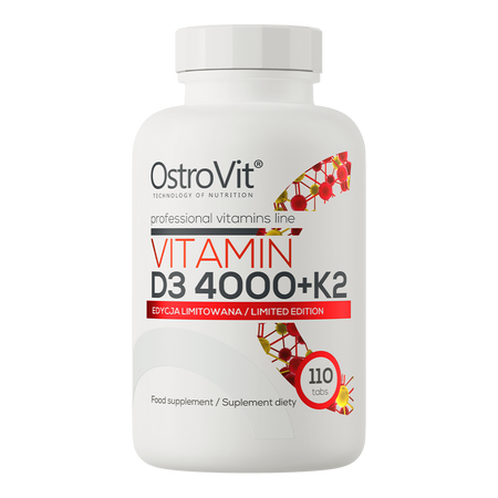 OstroVit Vitamín D3 4000 IU + K2 110 tabliet
