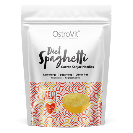 OstroVit Diet Špagety Mrkva Konjac Rezance 250 g