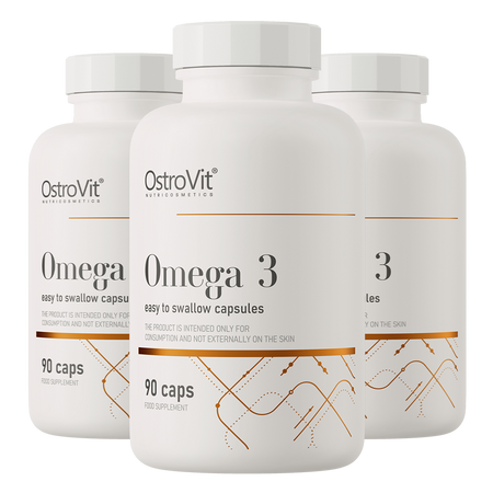 OstroVit Omega 3 Easy to Swallow 3 x 90 kapsúl