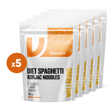 OstroVit Konjac špagetové rezance 5 x 250 g
