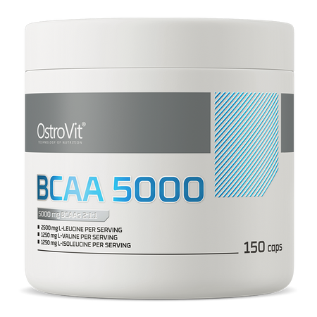 OstroVit BCAA 5000 mg 150 kapsúl