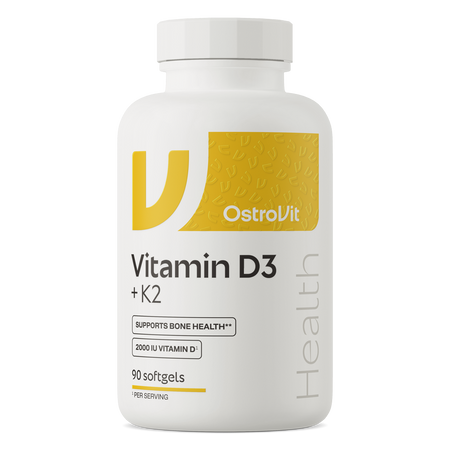 OstroVit Vitamín D3 + K2 90 kapsúl