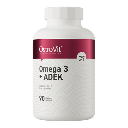 OstroVit Omega 3 + ADEK 90 kapsúl