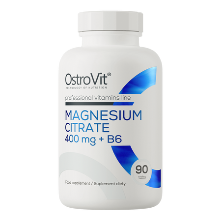 OstroVit Magnézium Citrát 400 mg + B6 90 tabliet