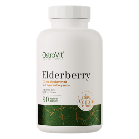 OstroVit Black Elderberry VEGE 90 kapsúl