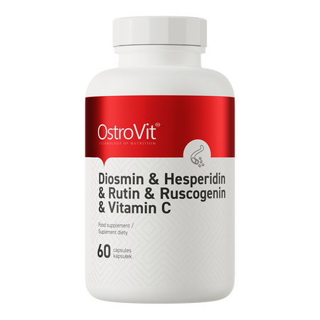 OstroVit Diosmin + Hesperydyna + Rutyna + Ruskogenina + Vitamín C 60 kapsúl