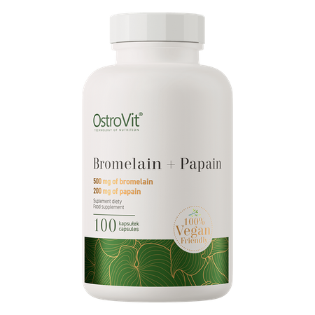 OstroVit Bromelain + Papain VEGE 100 kapsúl