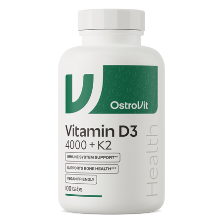 OstroVit Vitamín D3 4000 IU + K2 VEGE 100 tabliet