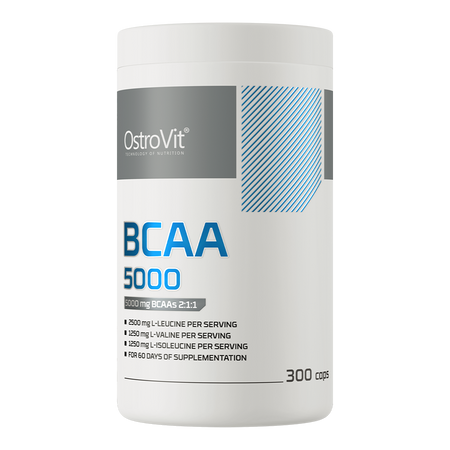 OstroVit BCAA 5000 mg 300 kapsúl