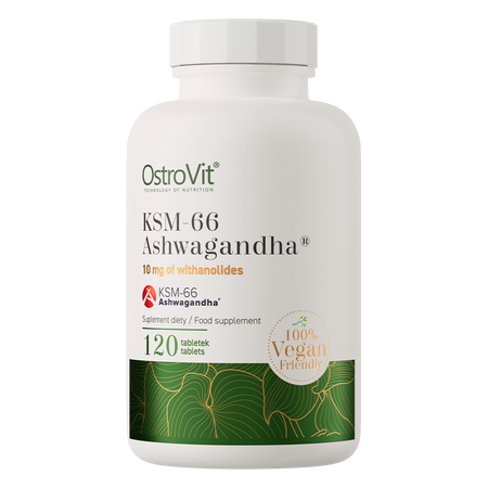 OstroVit KSM-66 Ashwagandha VEGE 120 tabliet