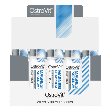 OstroVit Magnesium Potassium + B6 Shot 20 x 80 ml