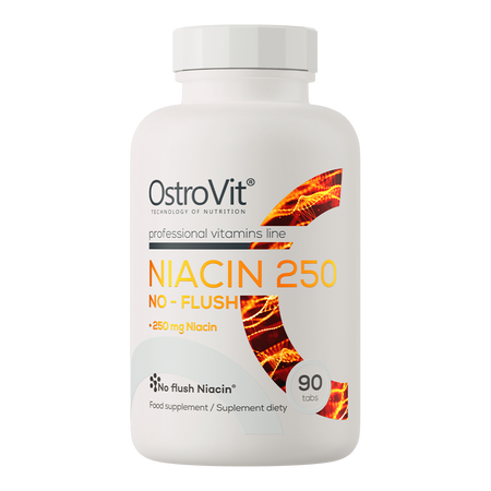OstroVit Niacin 250 NO-FLUSH 90 tabliet