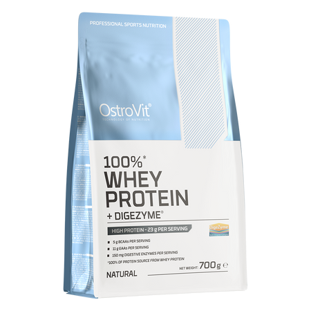 OstroVit 100% Srvátkový Proteín + Digezyme 700 g