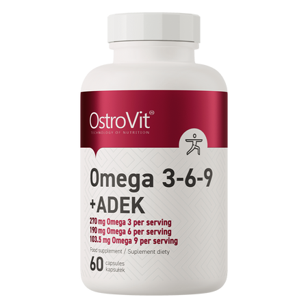OstroVit Omega 3-6-9 + ADEK 60 kapsúl
