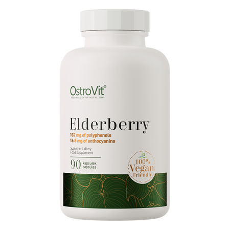 OstroVit Black Elderberry VEGE 90 kapsúl