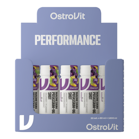 OstroVit Magnesium Potassium + B6 Shot 20 x 80 ml