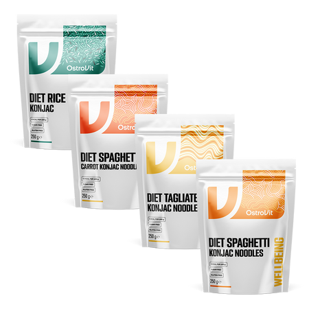 OstroVit Konjac ryžové rezance 4 x 250 g