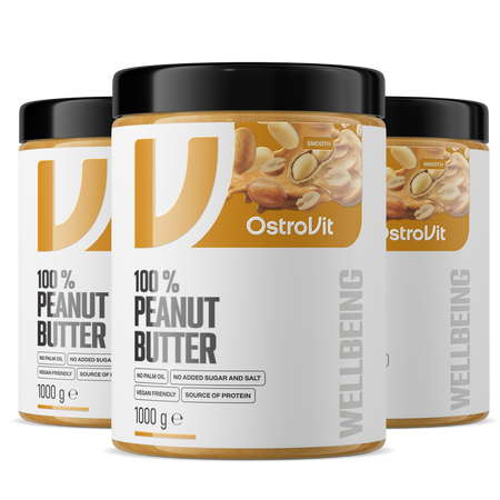 OstroVit 100% Arašidový Krém 3 x 1000 g